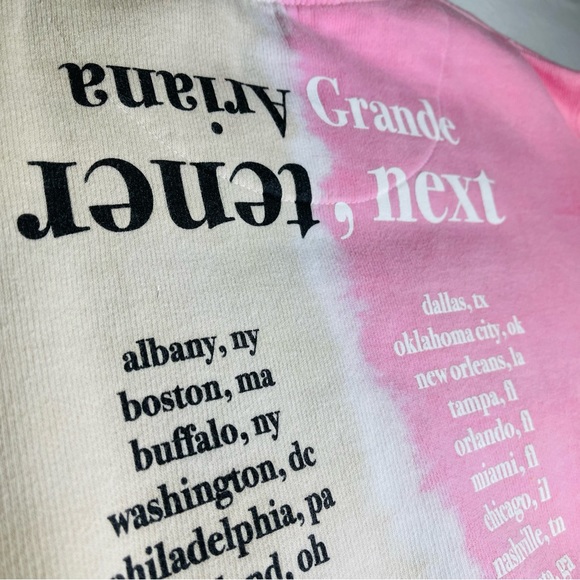 Ariana Grande World Tour Thank You Sweet Split Concert Merch Crewneck Sw… - Picture 14 of 16